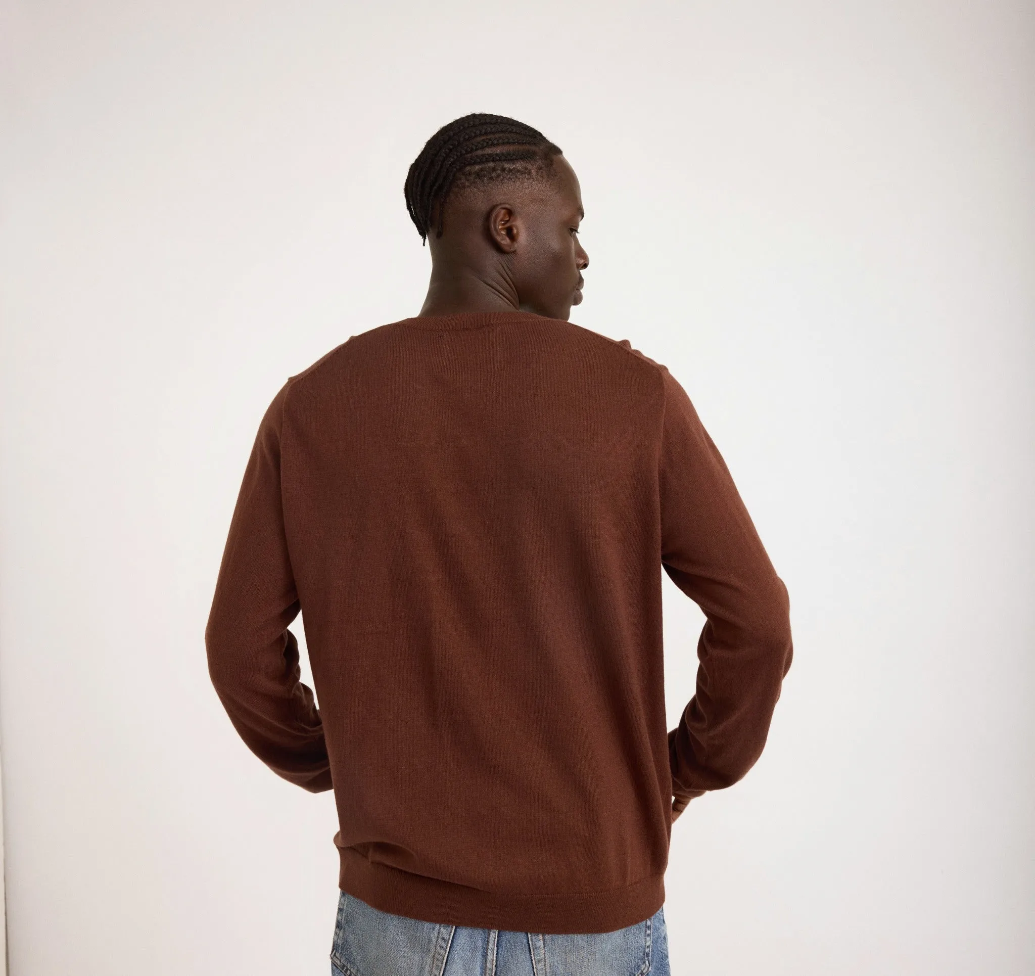 Soft Knit Crewneck Sweater sold by Organic Basics product image thumbnail 4