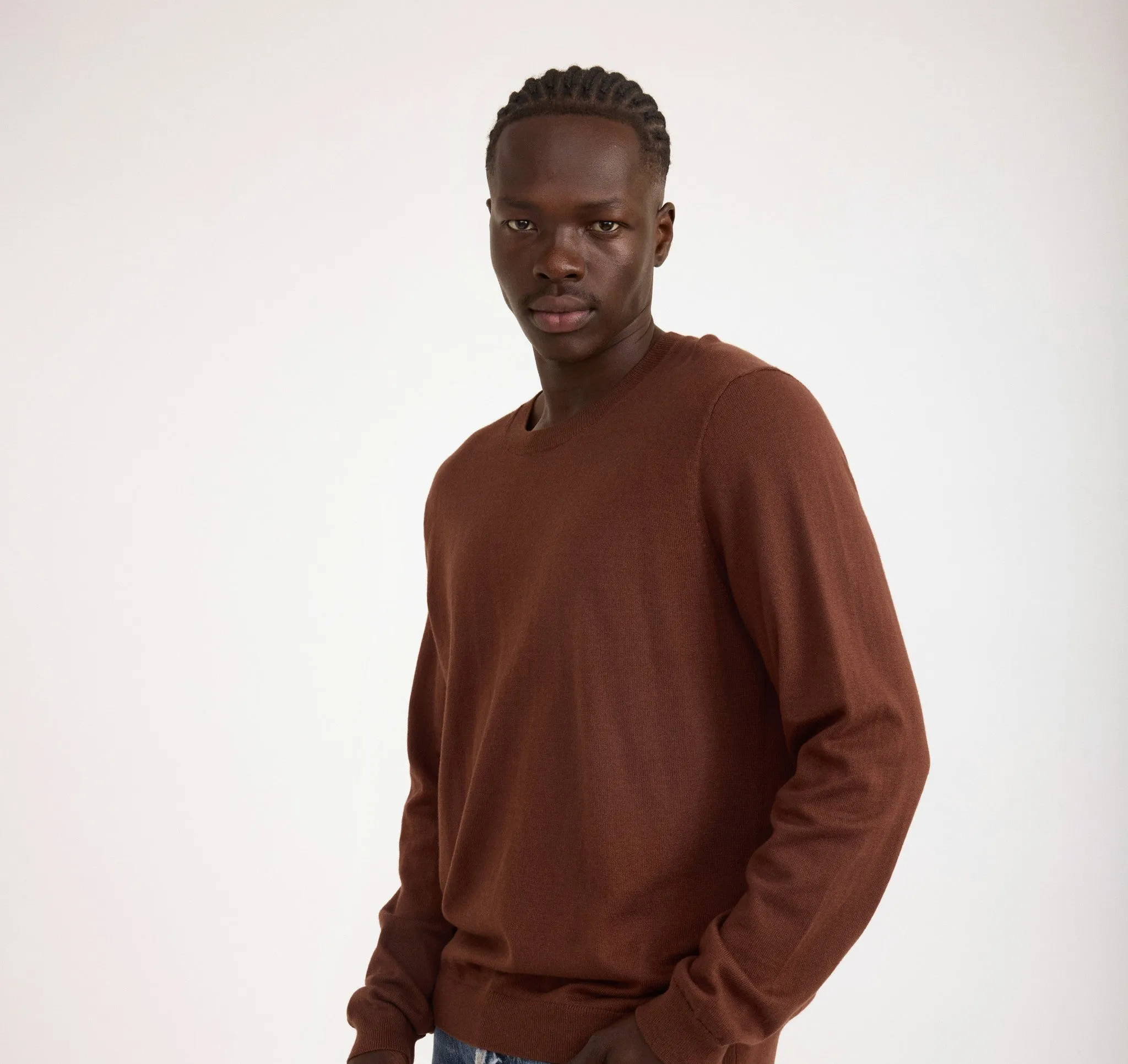 Soft Knit Crewneck Sweater sold by Organic Basics product image thumbnail 3