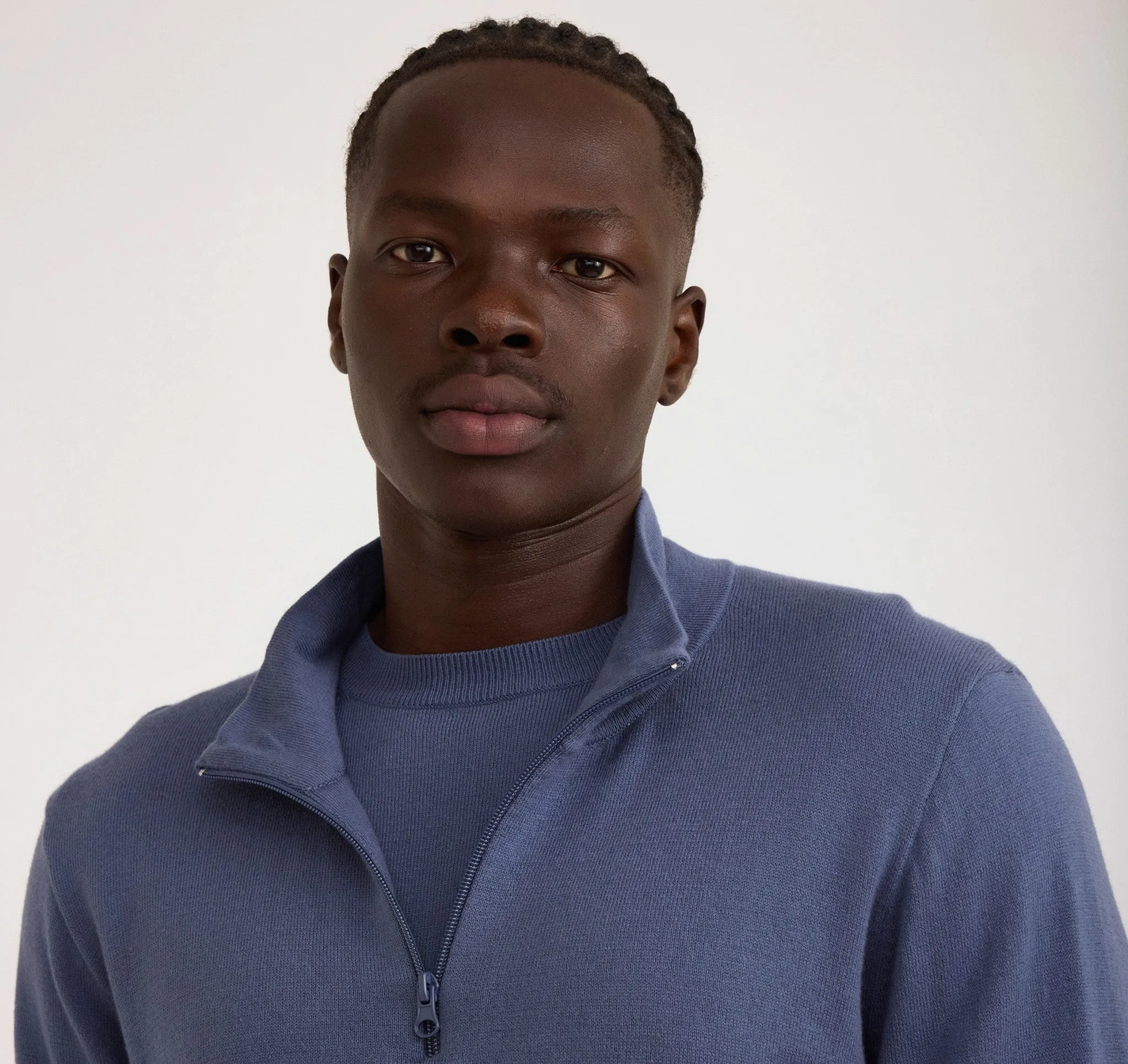 Soft Knit Half Zip Sweater sold by Organic Basics product image thumbnail 3