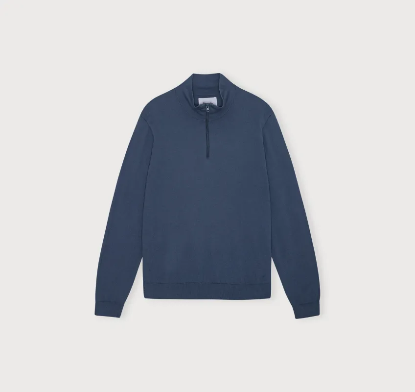 Soft Knit Half Zip Sweater sold by Organic Basics