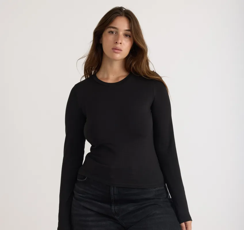 Everyday Regular Long Sleeve Tee sold by Organic Basics
