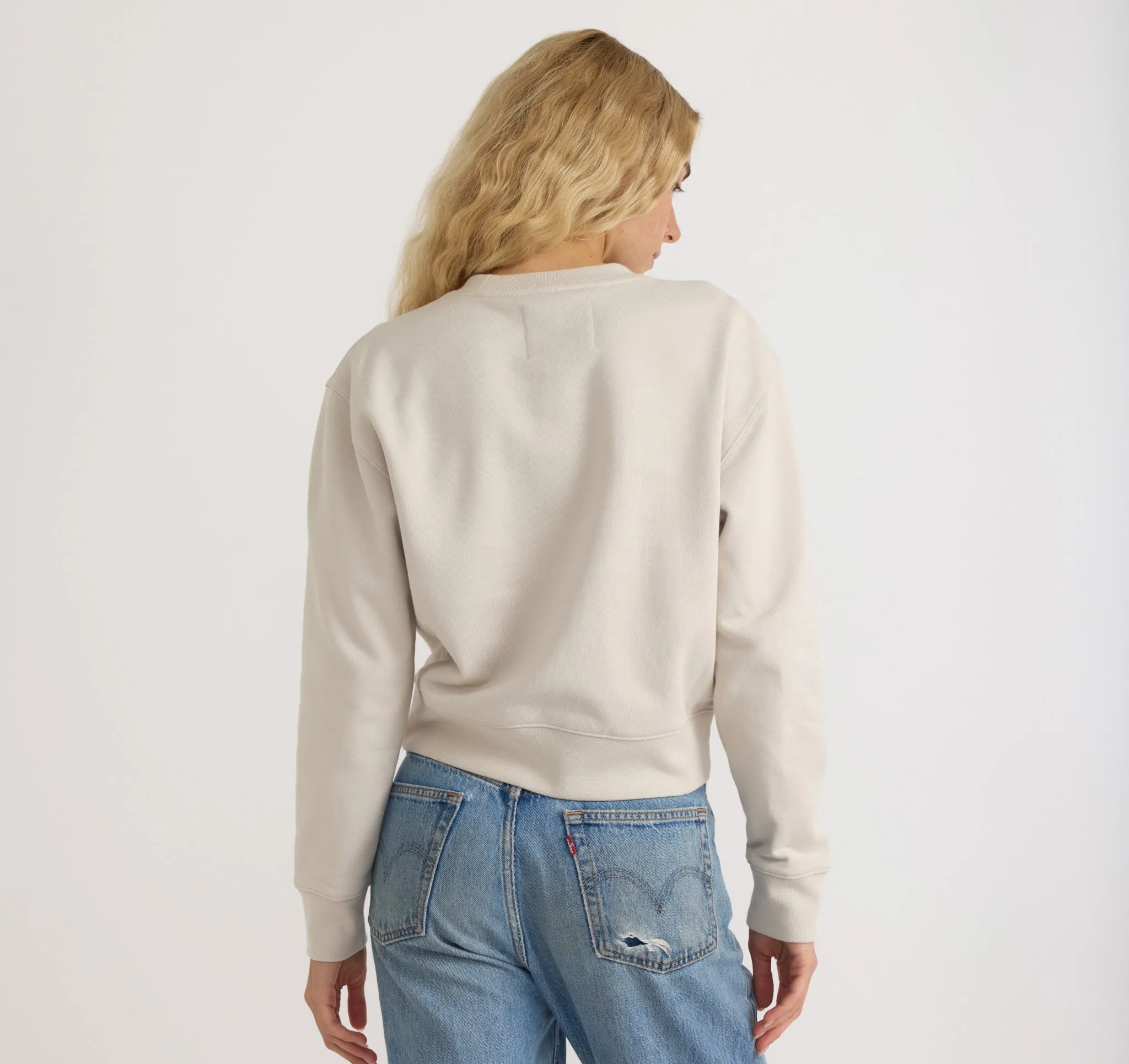 Weekend Crop Crewneck sold by Organic Basics product image thumbnail 3