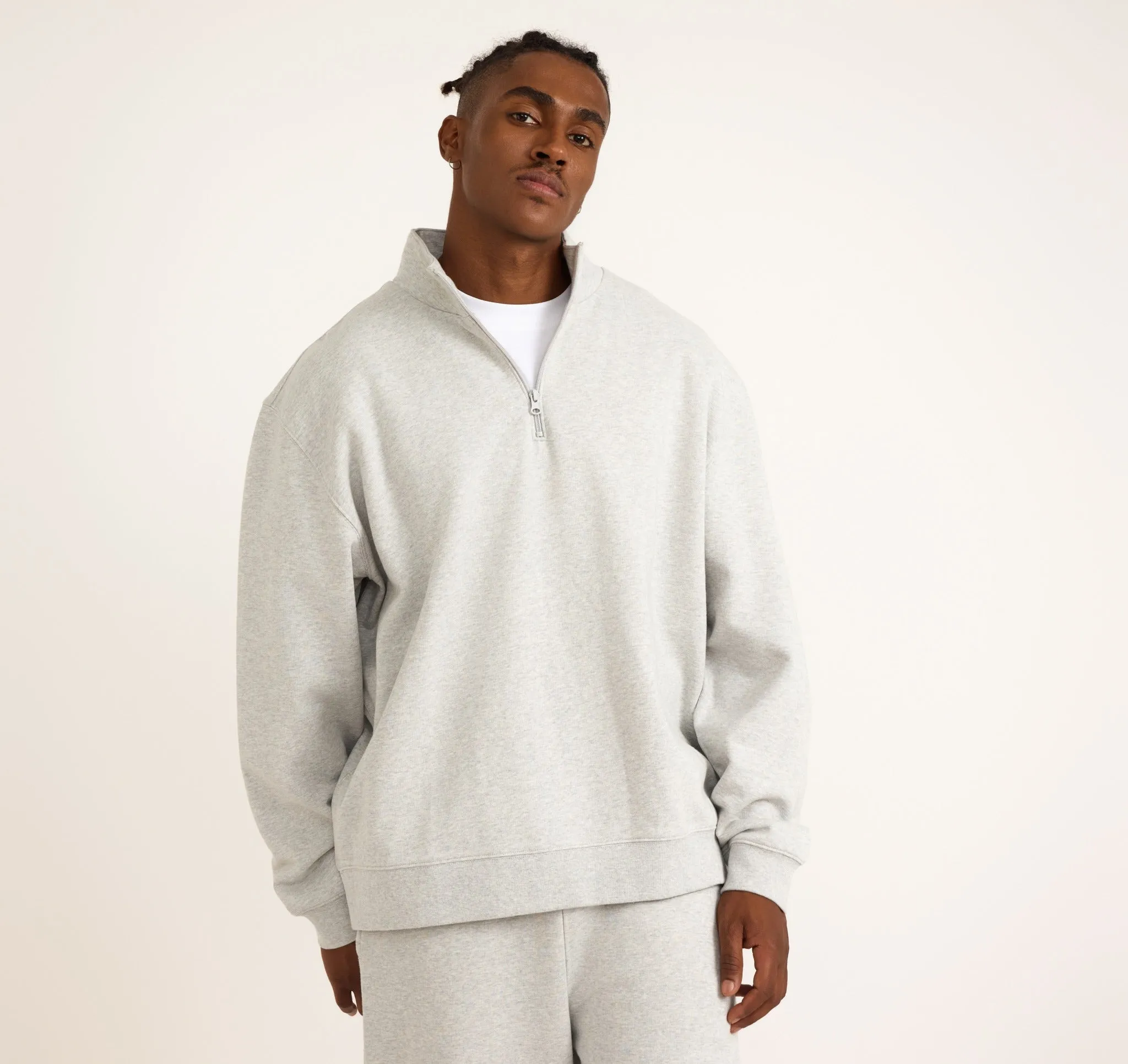 Weekend Half Zip Sweatshirt sold by Organic Basics
