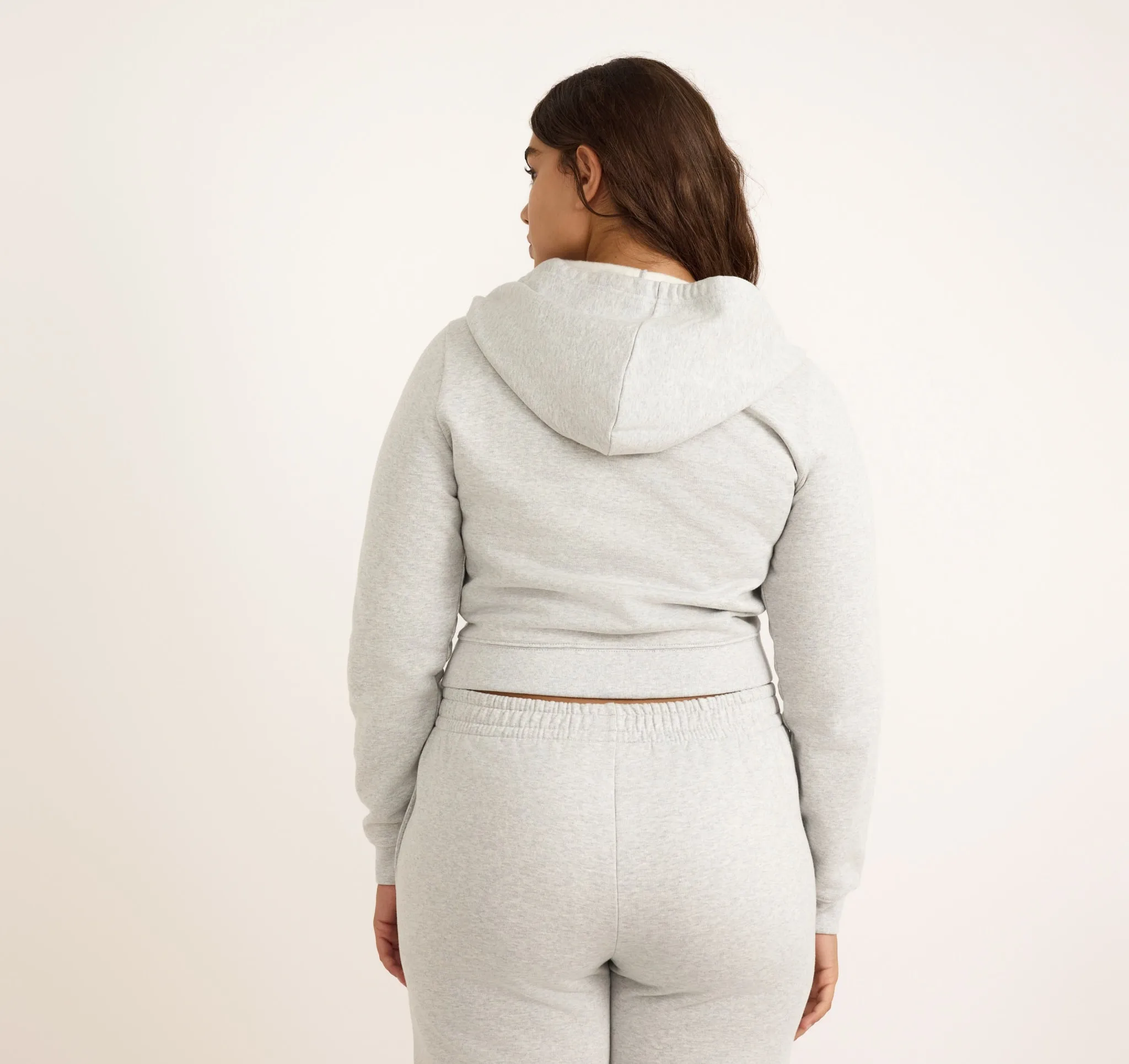 Weekend Crop Zip Hoodie sold by Organic Basics product image thumbnail 3