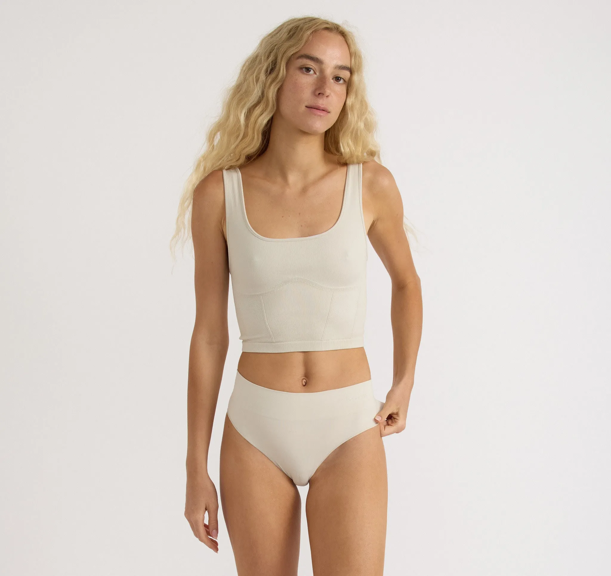Smooth Corset Top sold by Organic Basics