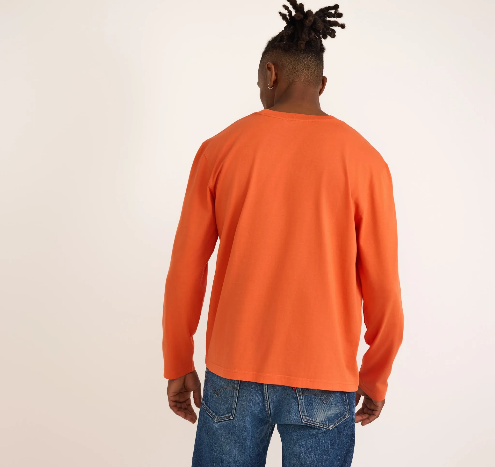 True Heavy Boxy Fit Long Sleeve Tee sold by Organic Basics product image thumbnail 2