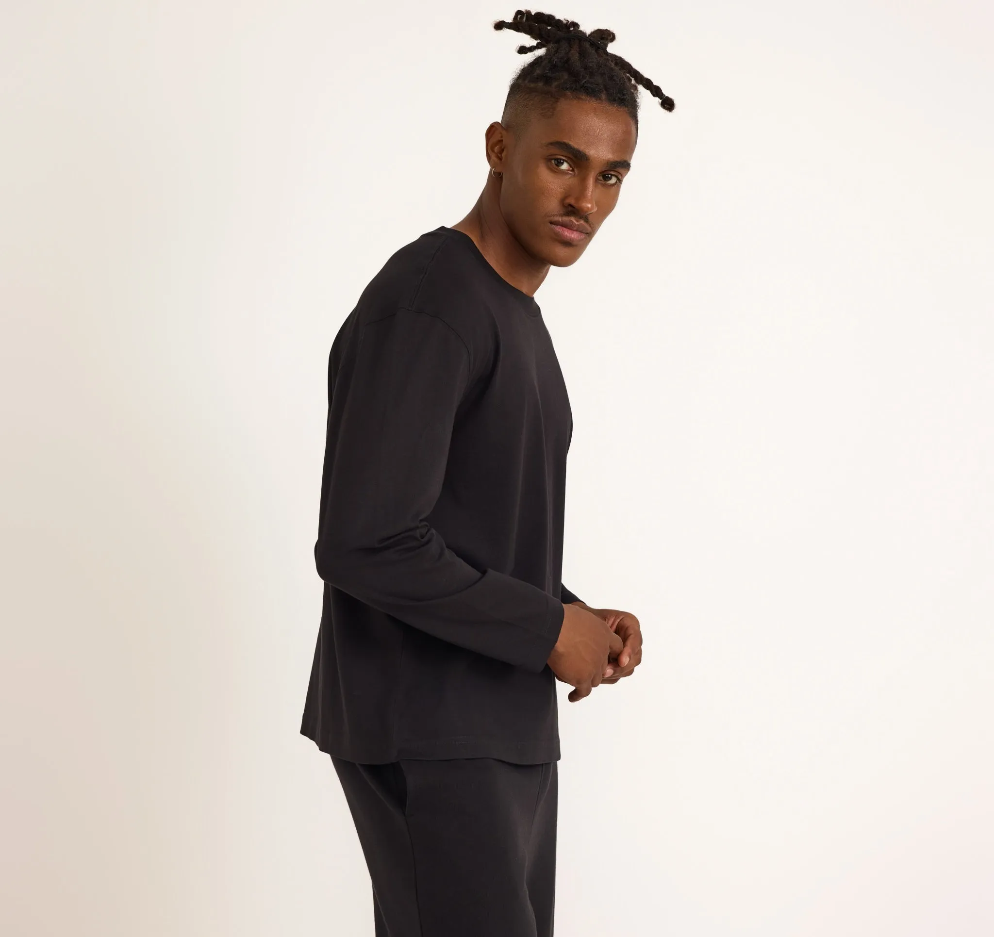 True Heavy Boxy Fit Long Sleeve Tee sold by Organic Basics