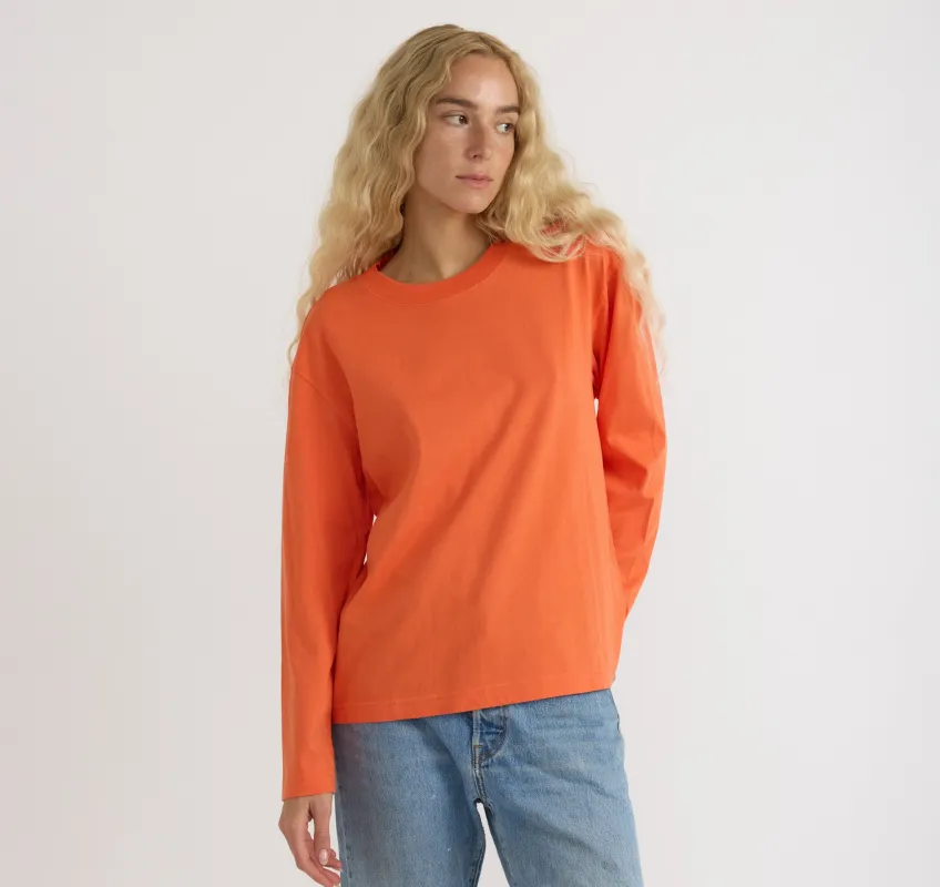 True Heavy Boxy Long Sleeve Tee sold by Organic Basics