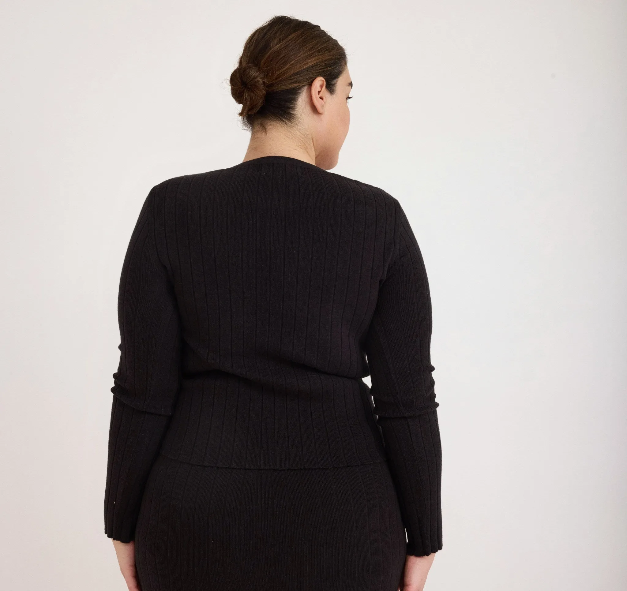 Soft Knit Rib Cardigan sold by Organic Basics product image thumbnail 4