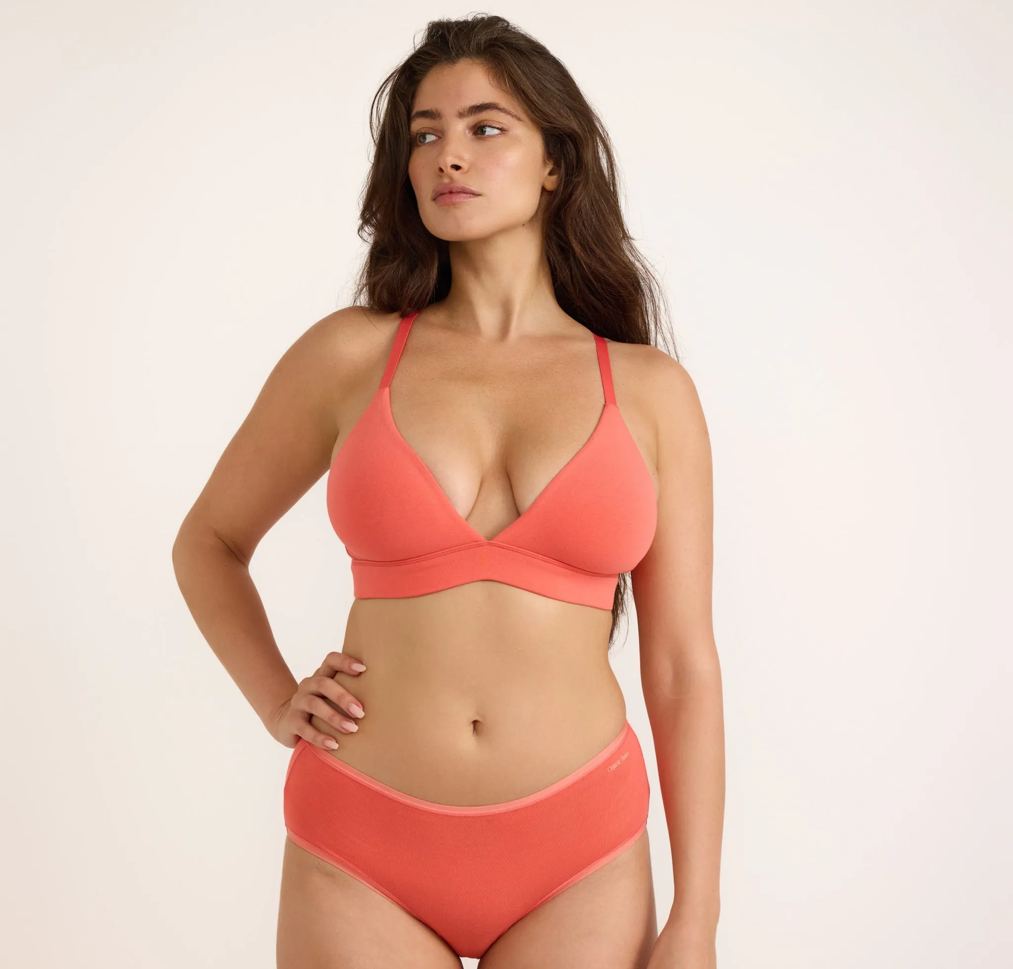 Core Triangle Bralette sold by Organic Basics