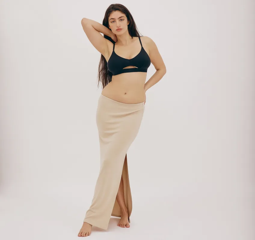 Soft Knit Maxi Skirt sold by Organic Basics