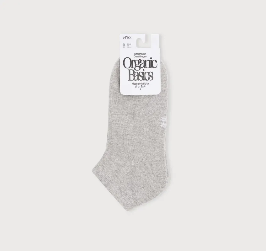 Core No Show Socks 2-pack made by Organic Basics