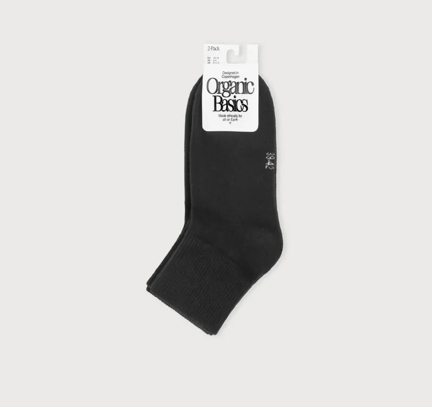 Core Ankle Socks 2-pack sold by Organic Basics