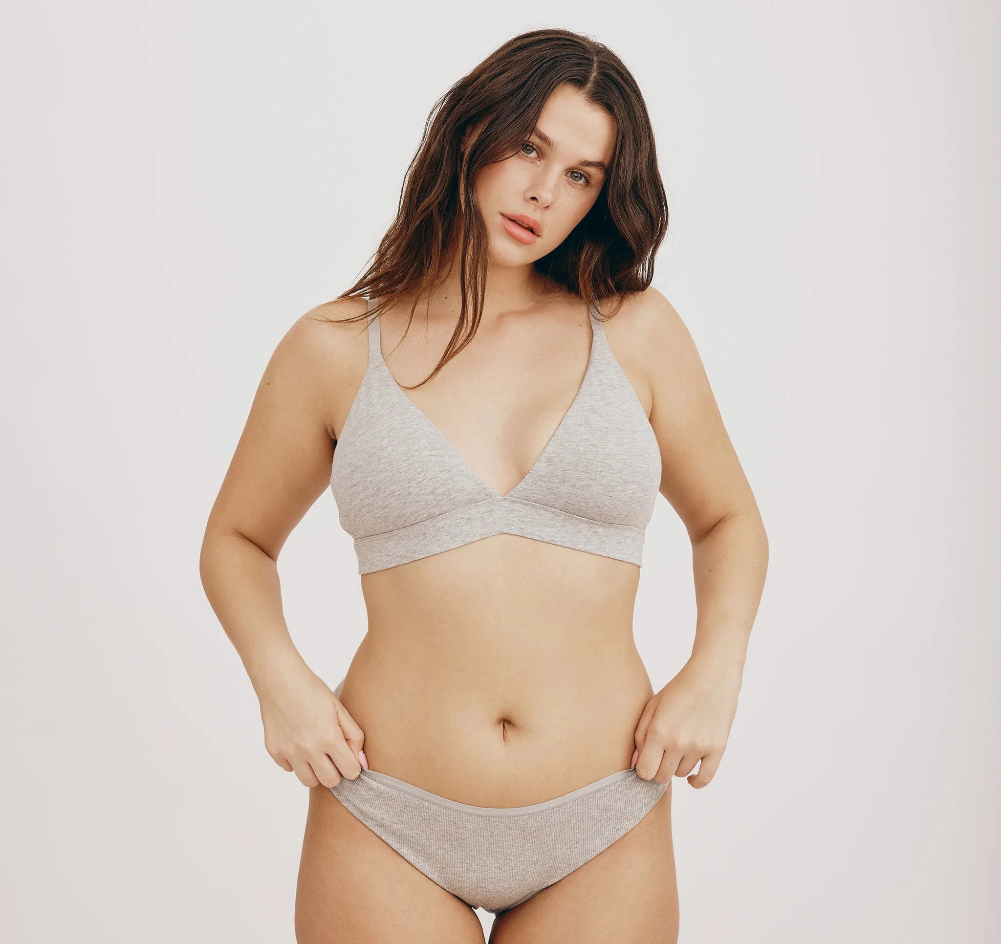 Core Triangle Bralette sold by Organic Basics