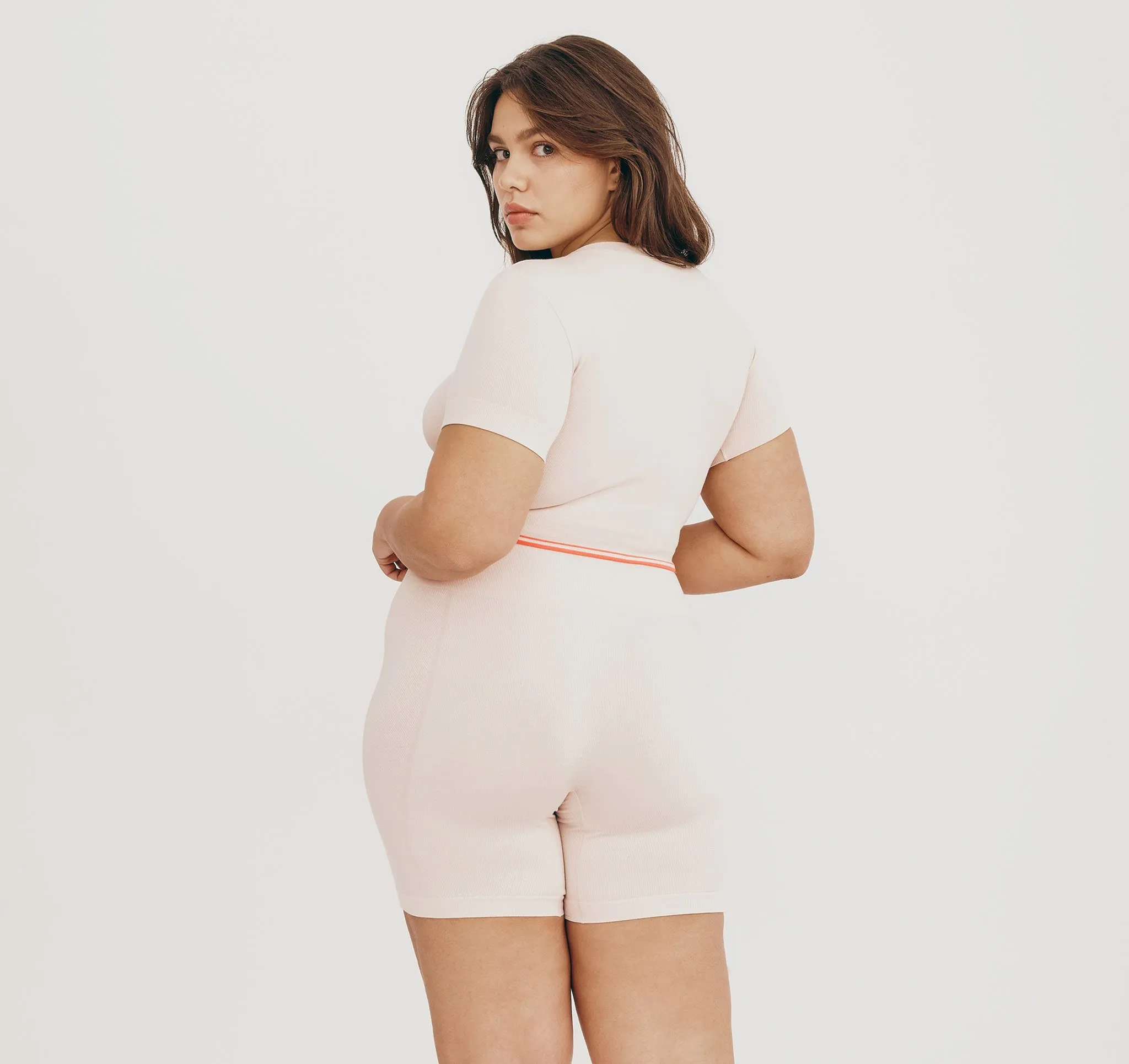 Luxe Touch Crop Tee sold by Organic Basics product image thumbnail 2