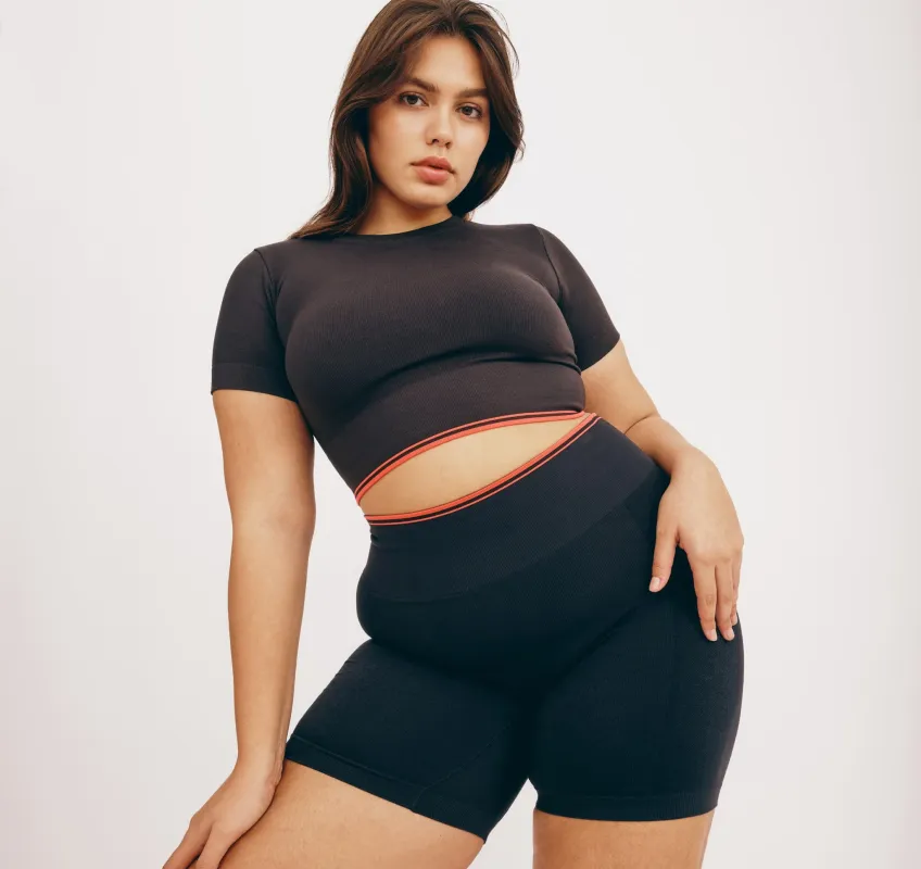 Luxe Touch Crop Tee sold by Organic Basics