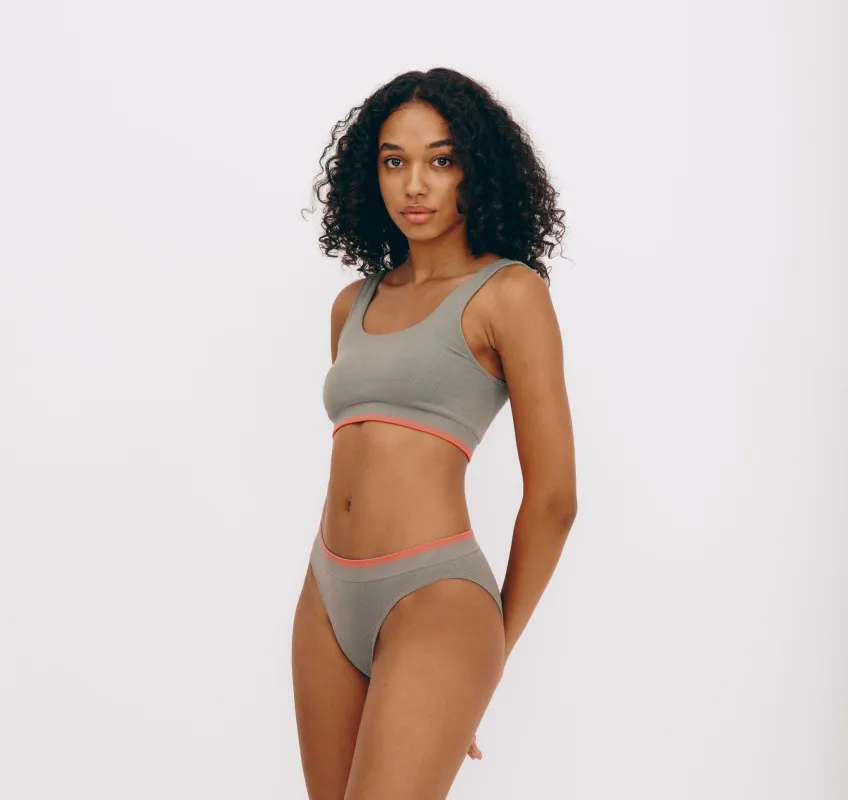 Luxe Touch Hi-Leg Briefs made by Organic Basics