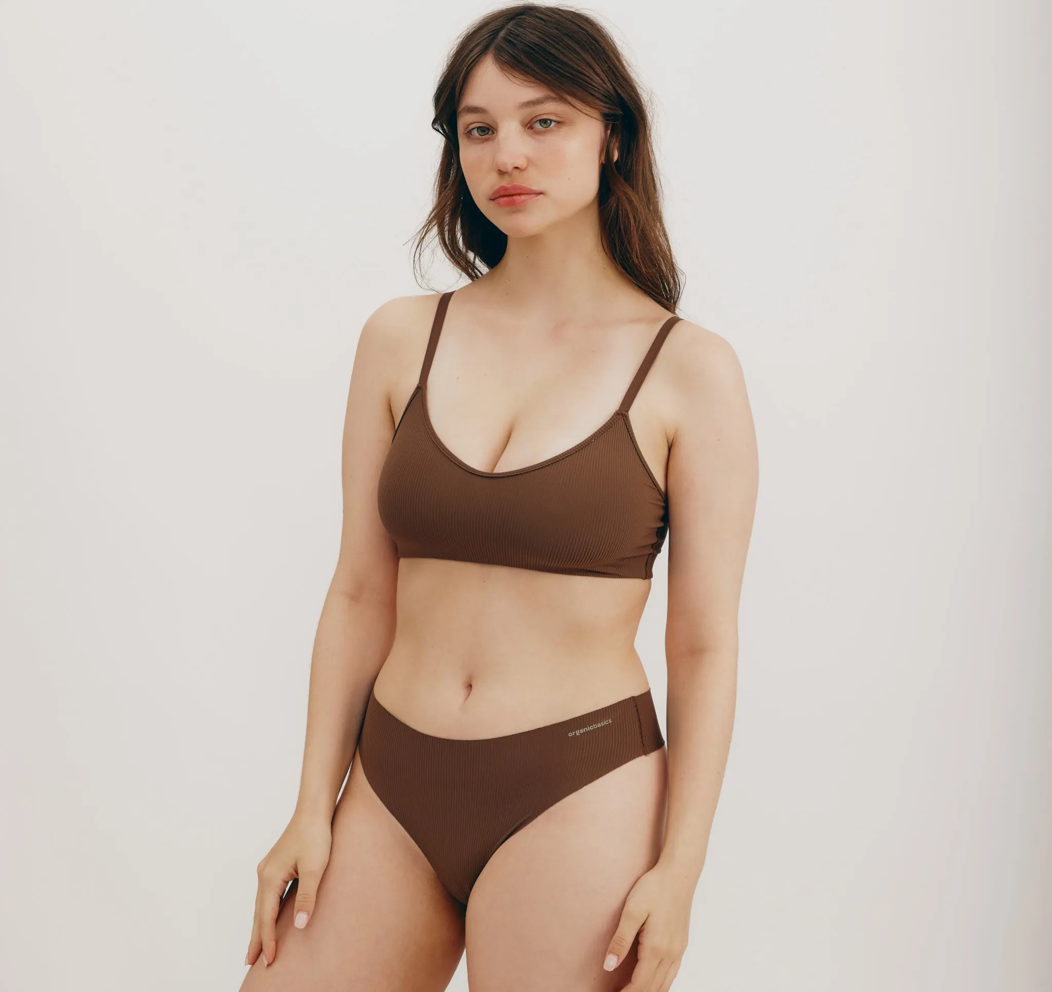 Naked Rib Thong sold by Organic Basics