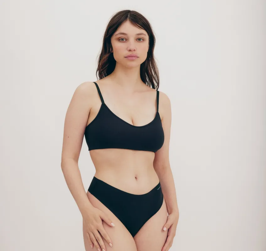 Naked Rib Thong sold by Organic Basics