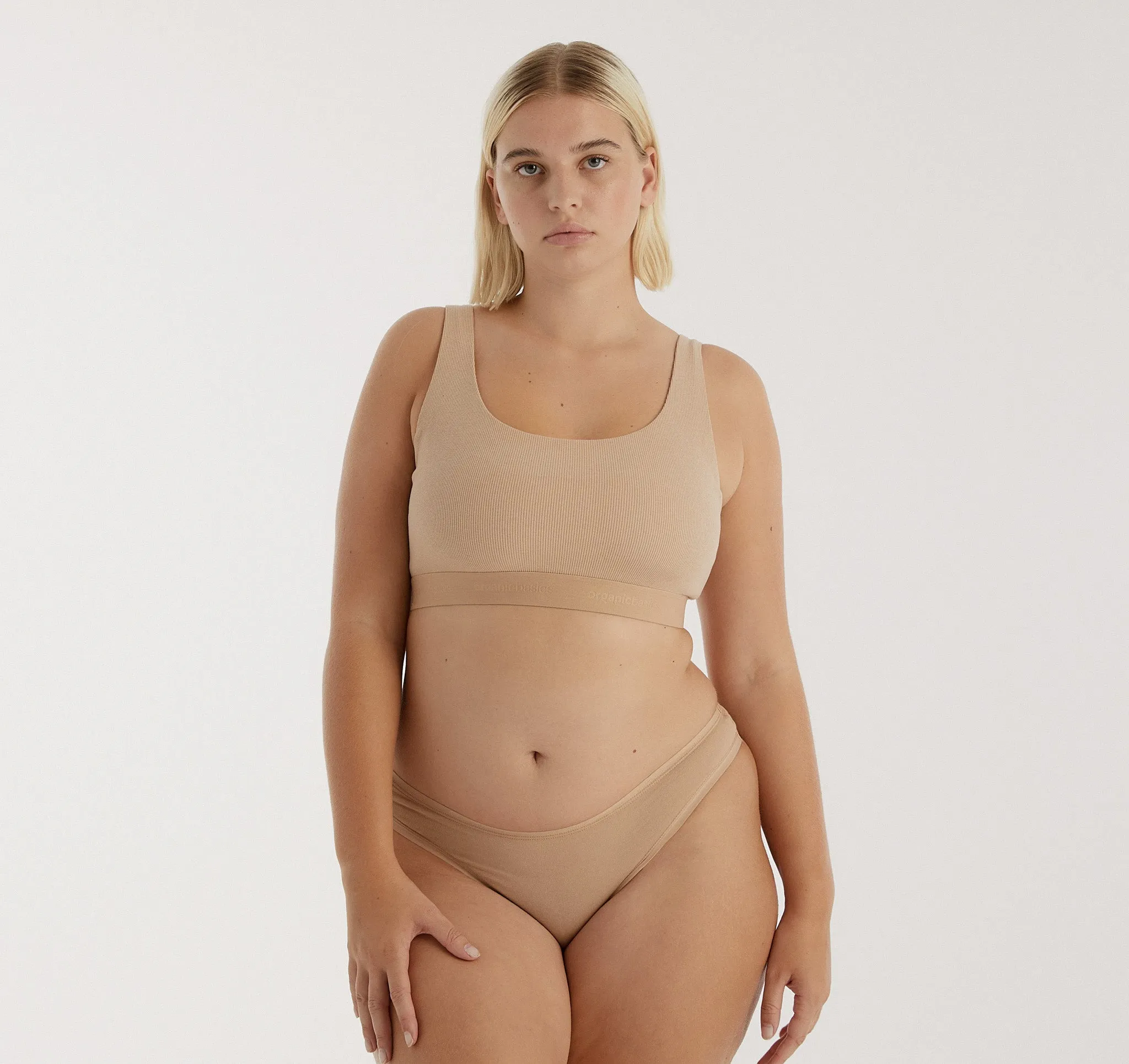Core Rib Tank Bralette sold by Organic Basics product image thumbnail 2