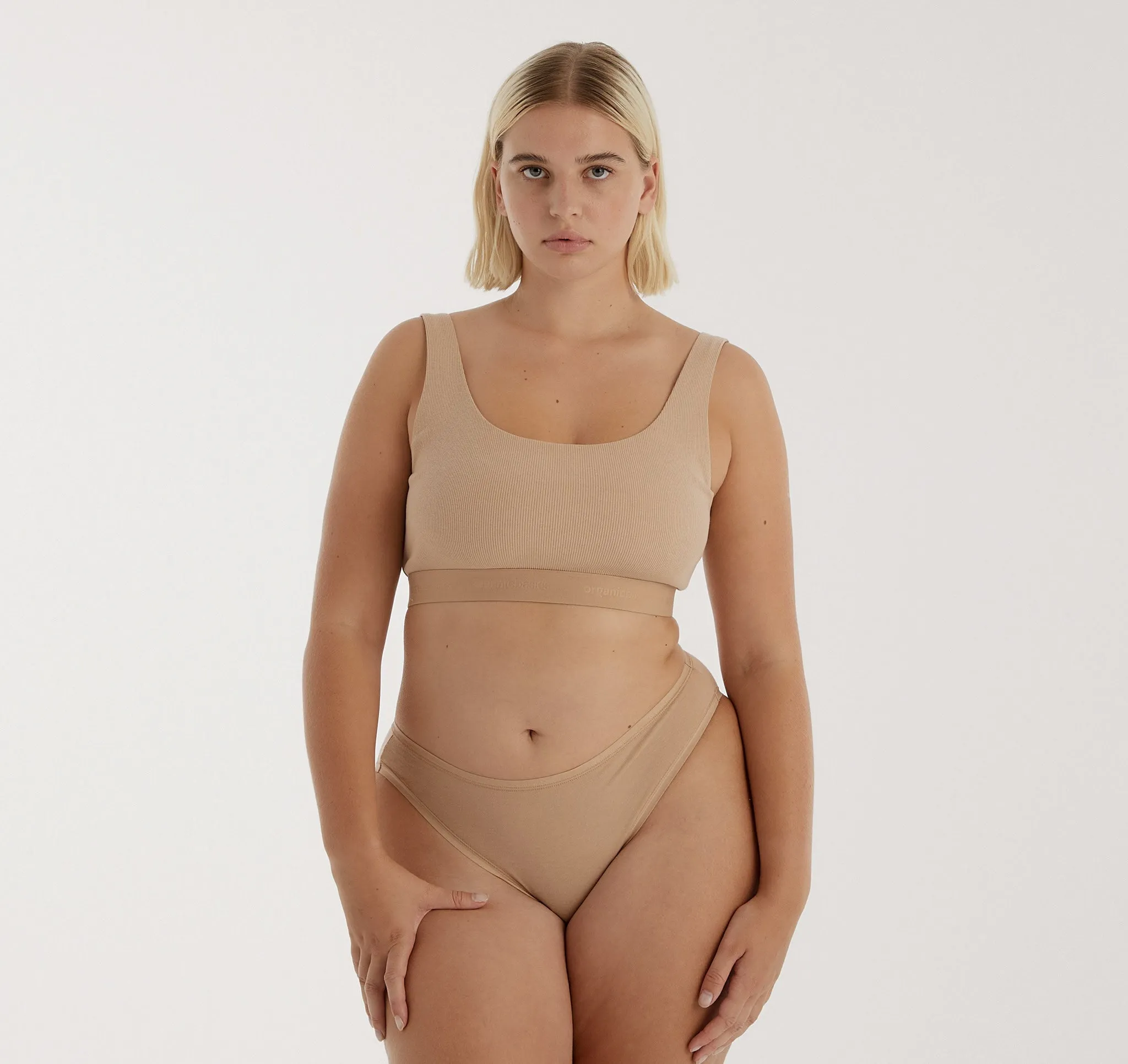 Core Rib Tank Bralette sold by Organic Basics product image thumbnail 4