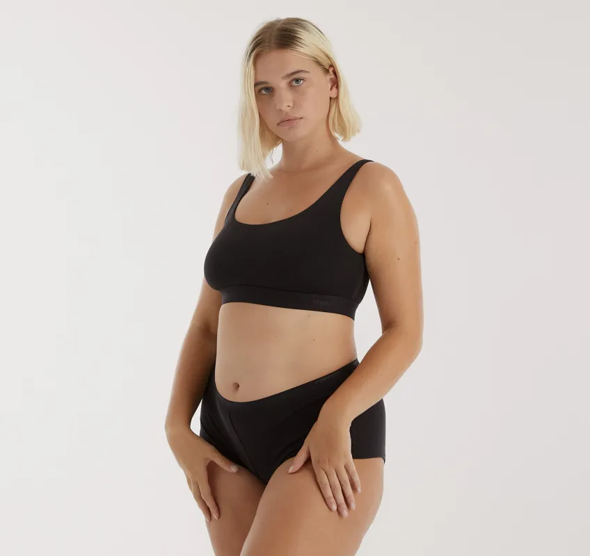 Core Rib Shorty sold by Organic Basics