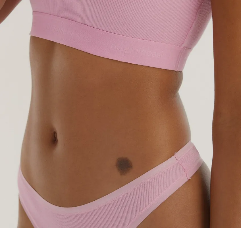 Core Rib Thong sold by Organic Basics