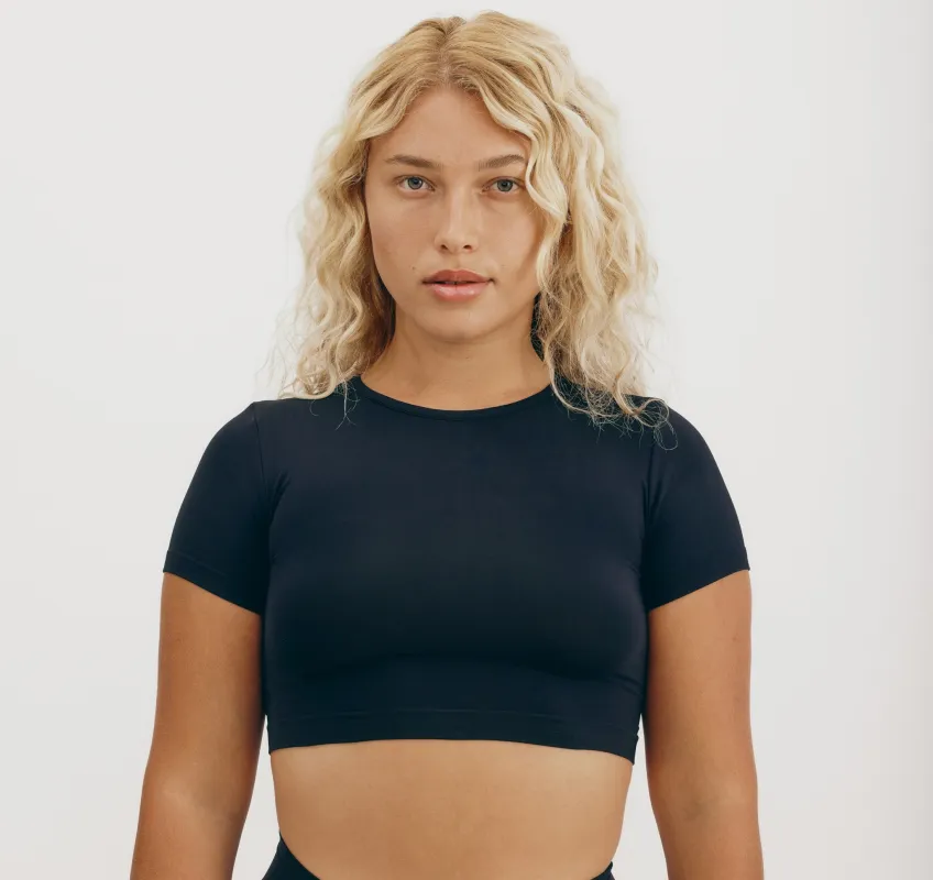 Smooth Crop Tee sold by Organic Basics