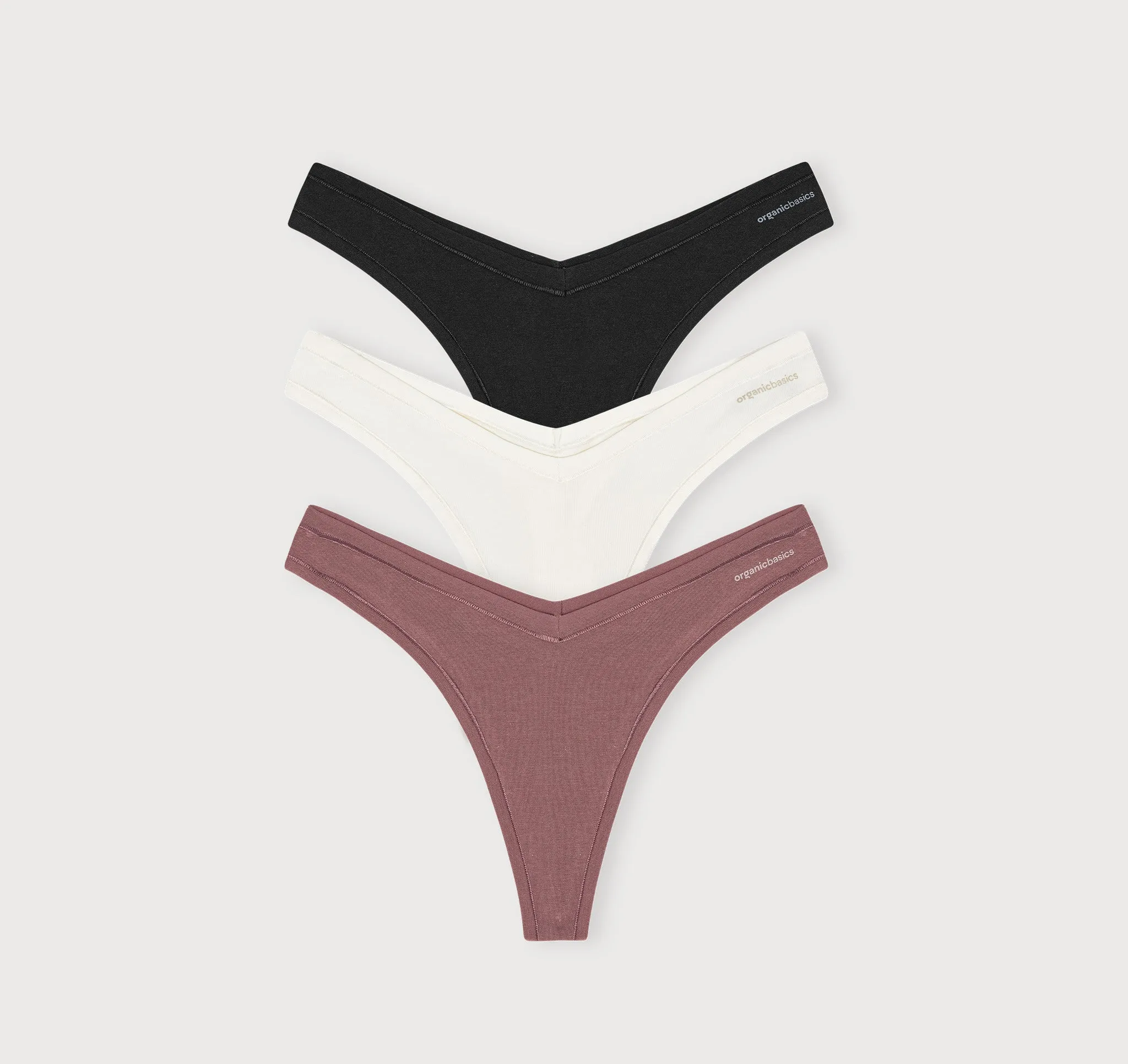 Flex Thong 3-Pack sold by Organic Basics