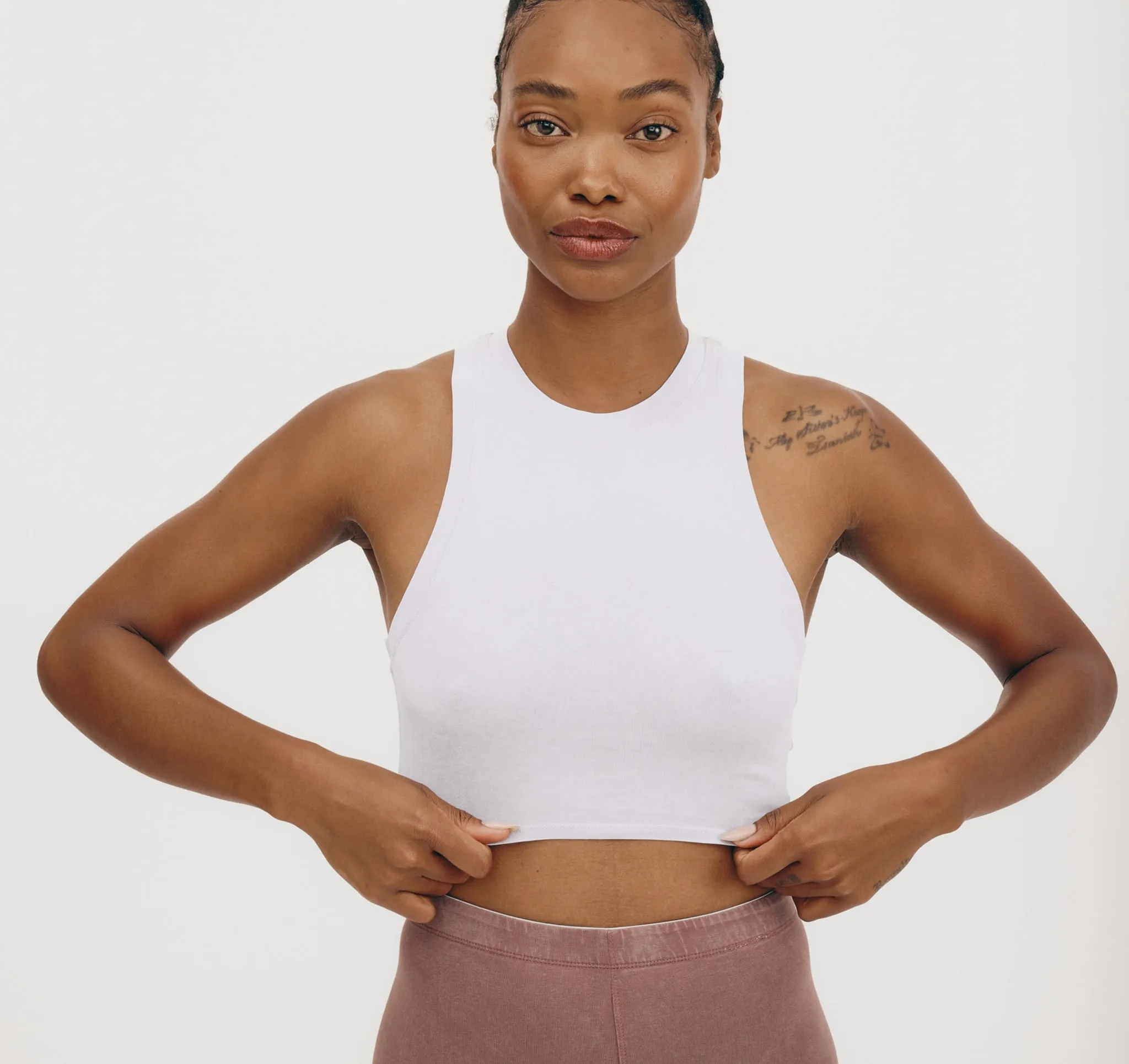 Core Crop Tank Top sold by Organic Basics product image thumbnail 2
