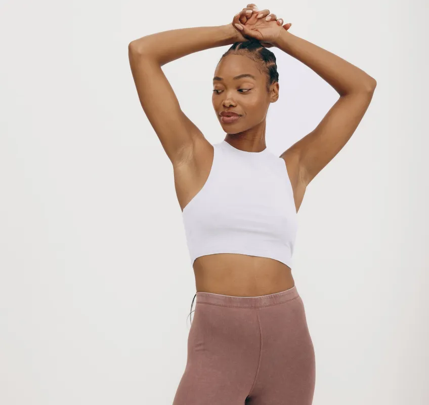 Core Crop Tank Top sold by Organic Basics