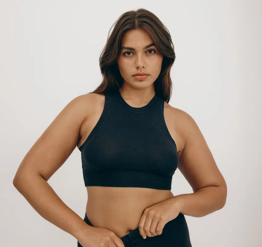 Core Crop Tank Top sold by Organic Basics