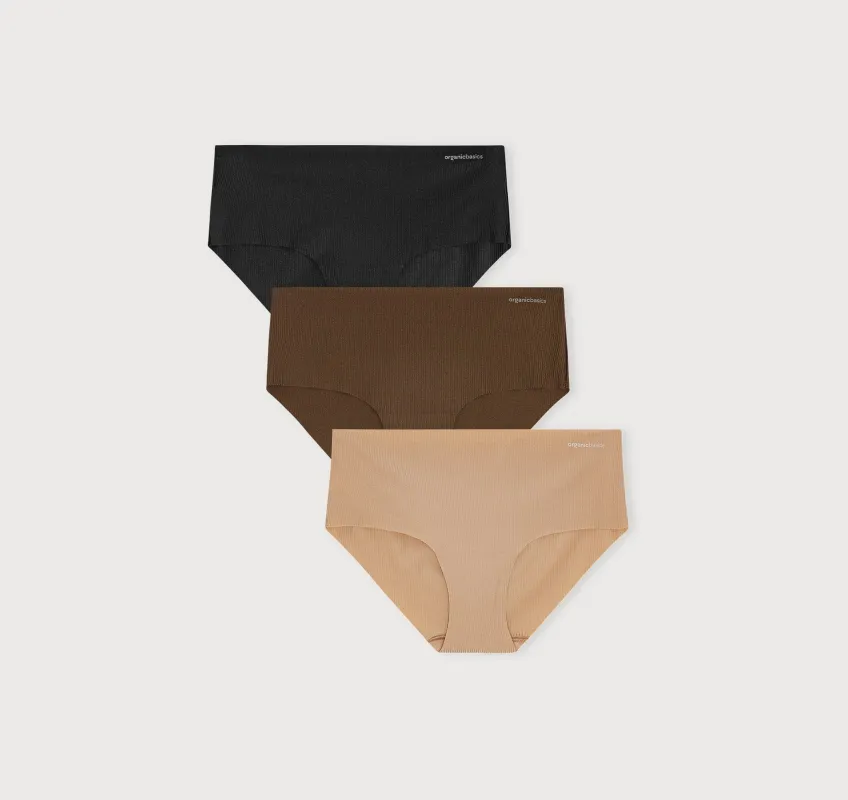 Naked Rib Hipster 3-pack made by Organic Basics