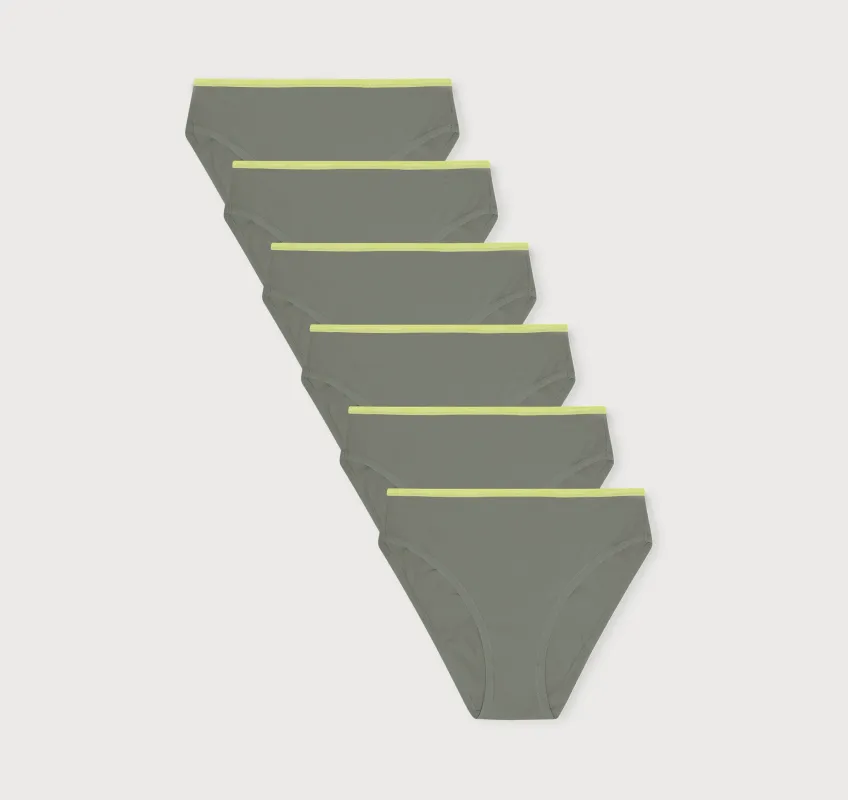 Core High-Leg Briefs 6-Pack made by Organic Basics