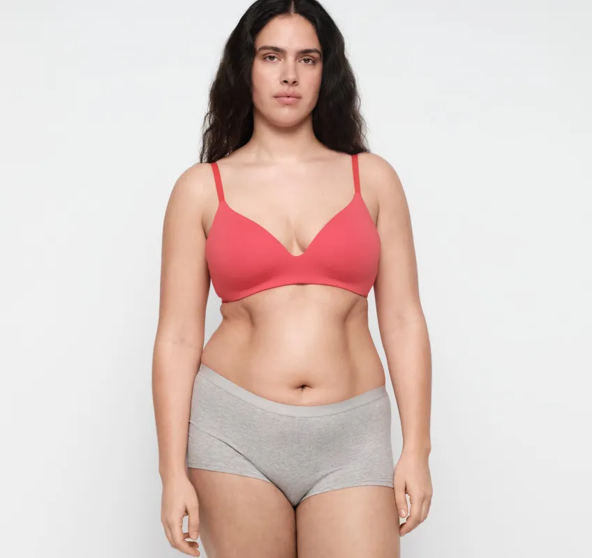 Core Wireless Plunge Bra made by Organic Basics
