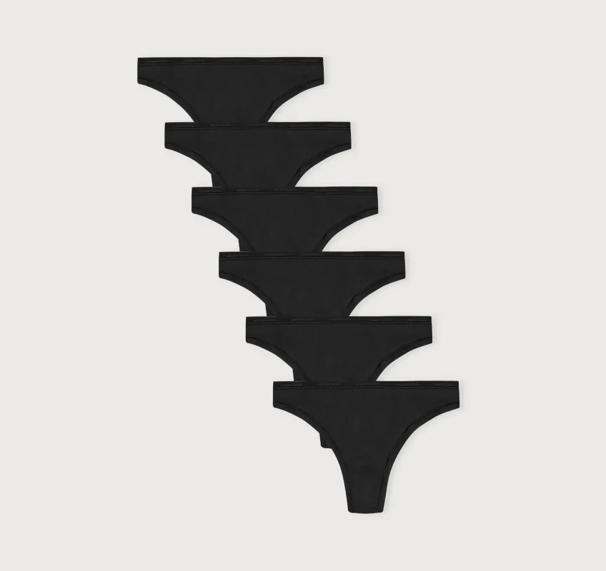 Core Thong 6-Pack made by Organic Basics