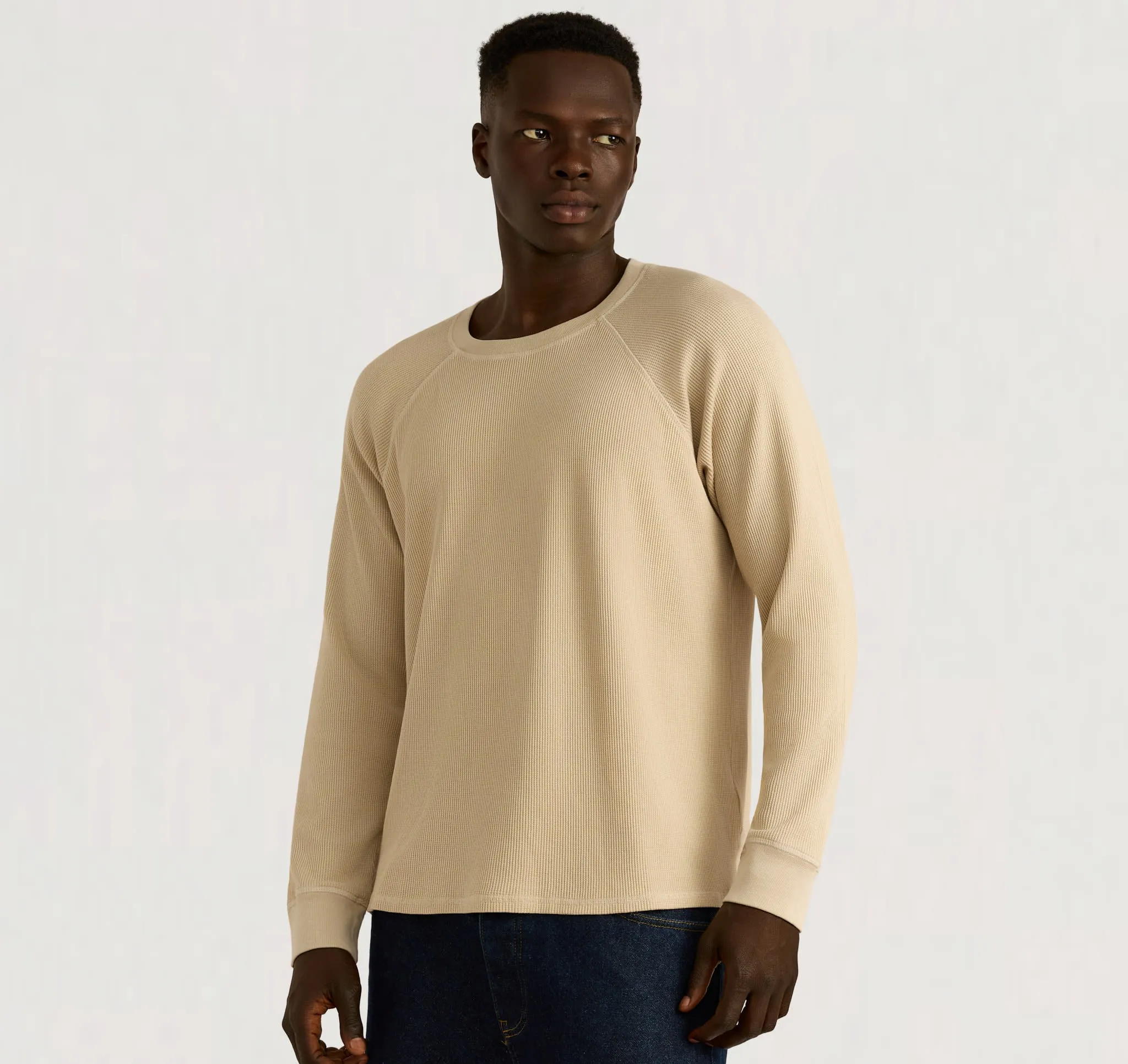 Waffle Raglan Long Sleeve sold by Organic Basics product image thumbnail 3