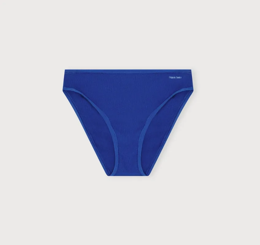 Core Rib High-Leg Briefs made by Organic Basics