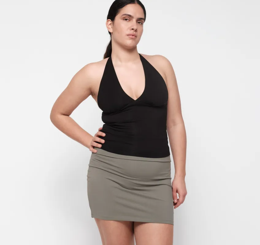 Core Foldover Mini Skirt made by Organic Basics