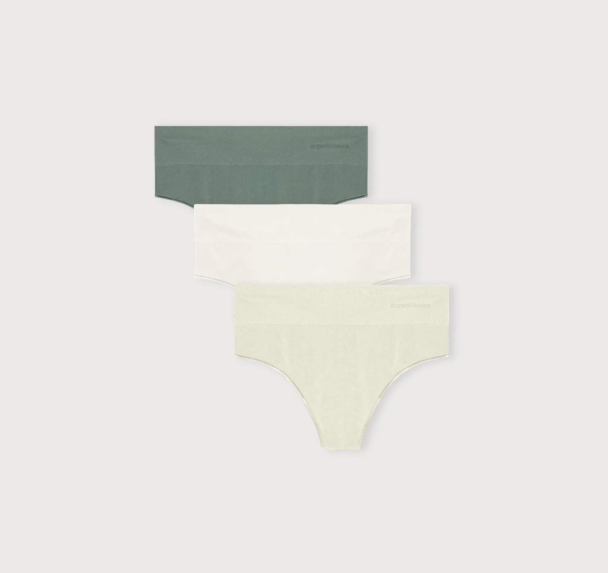 Smooth Thong 3-Pack sold by Organic Basics