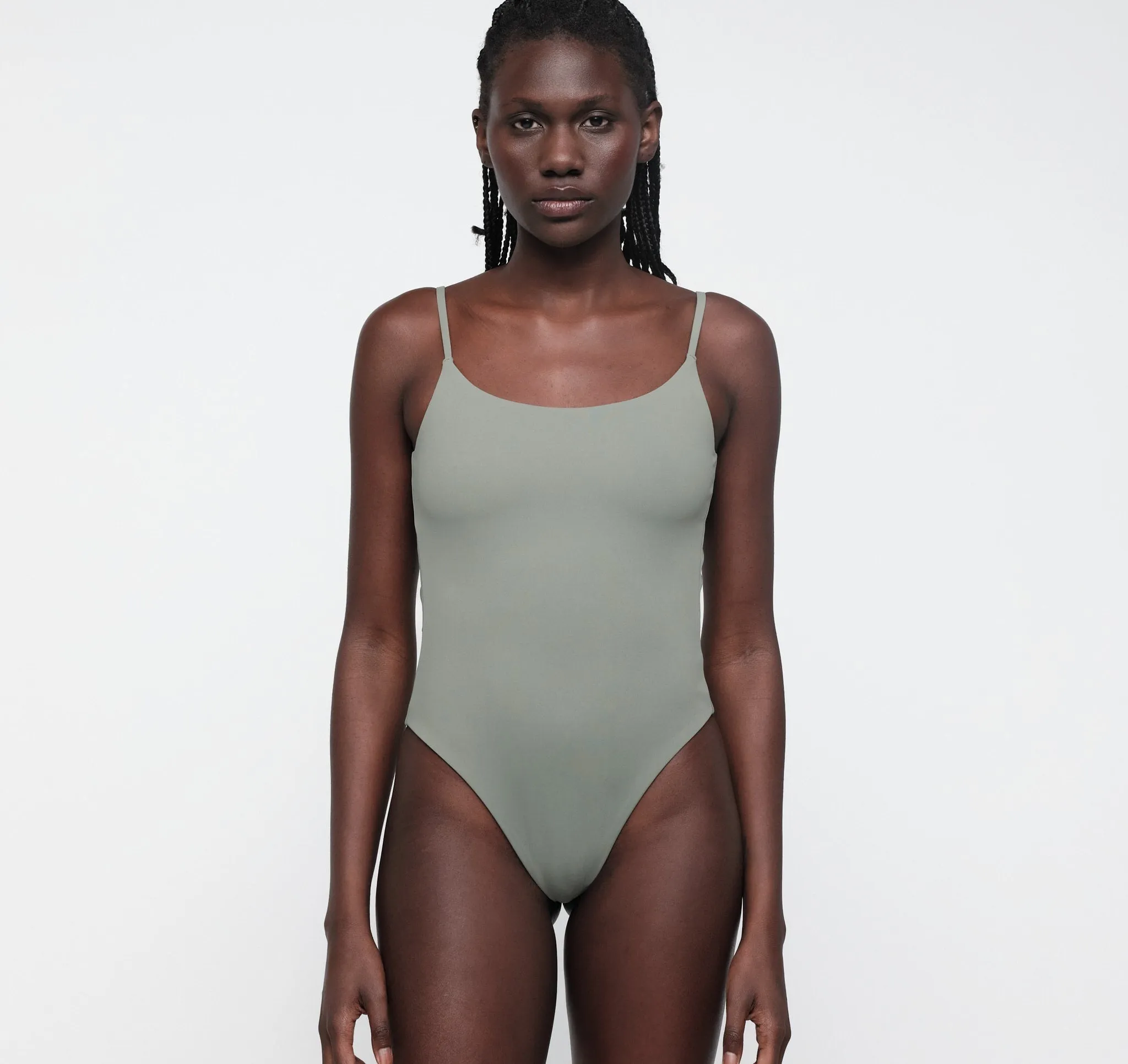 Swim Open Back One-Piece sold by Organic Basics