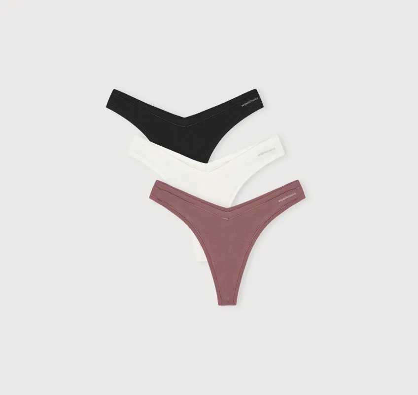 Flex Thong 3-pack made by Organic Basics