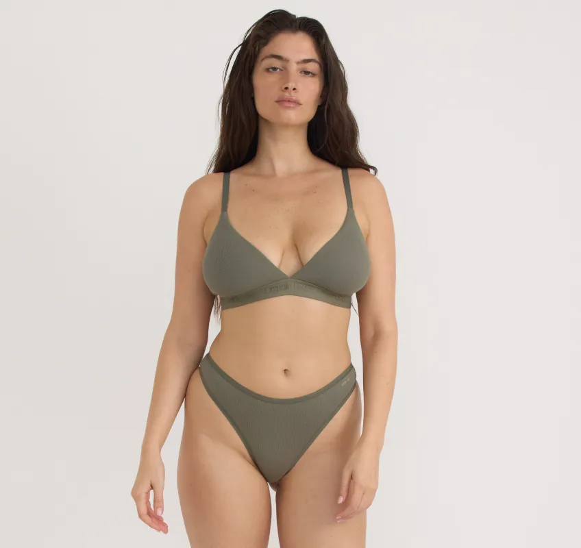 Core Rib Thong made by Organic Basics