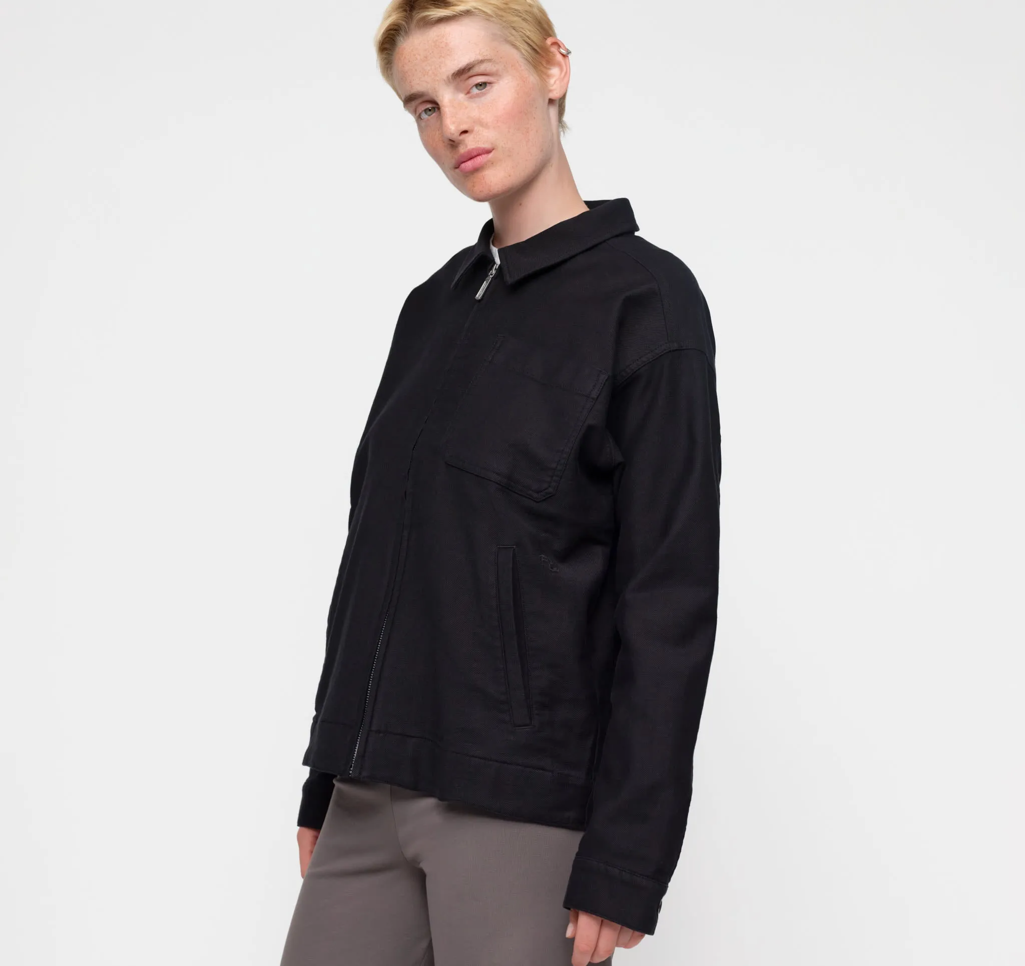 Alley Casual Zip Jacket sold by Organic Basics product image thumbnail 2