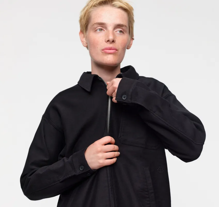 Alley Casual Zip Jacket made by Organic Basics