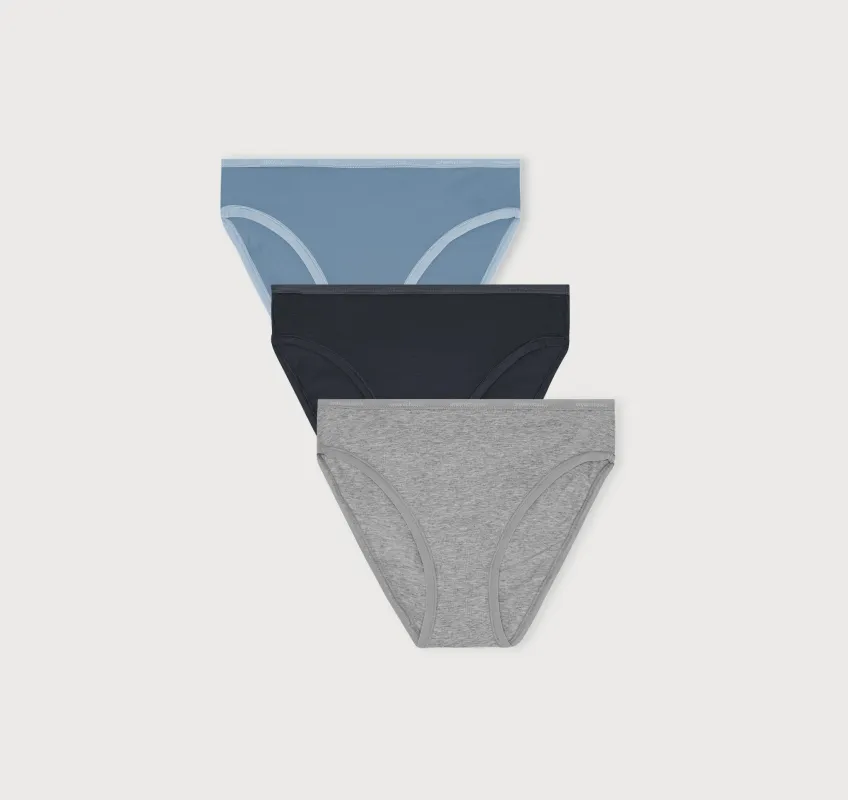 Core High-Leg Briefs 3-Pack made by Organic Basics