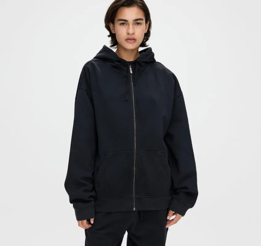 Weekend Oversized Zip Hoodie made by Organic Basics