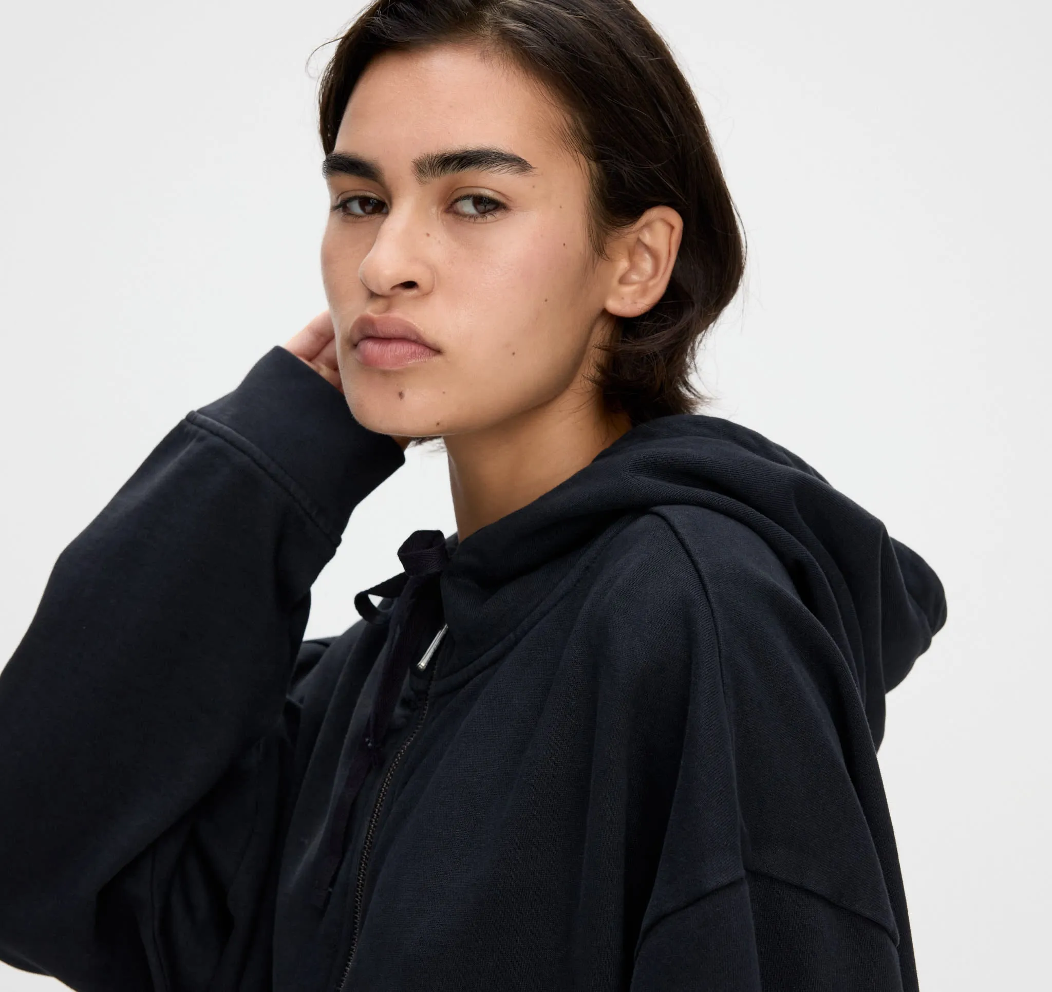 Weekend Oversized Zip Hoodie sold by Organic Basics product image thumbnail 3
