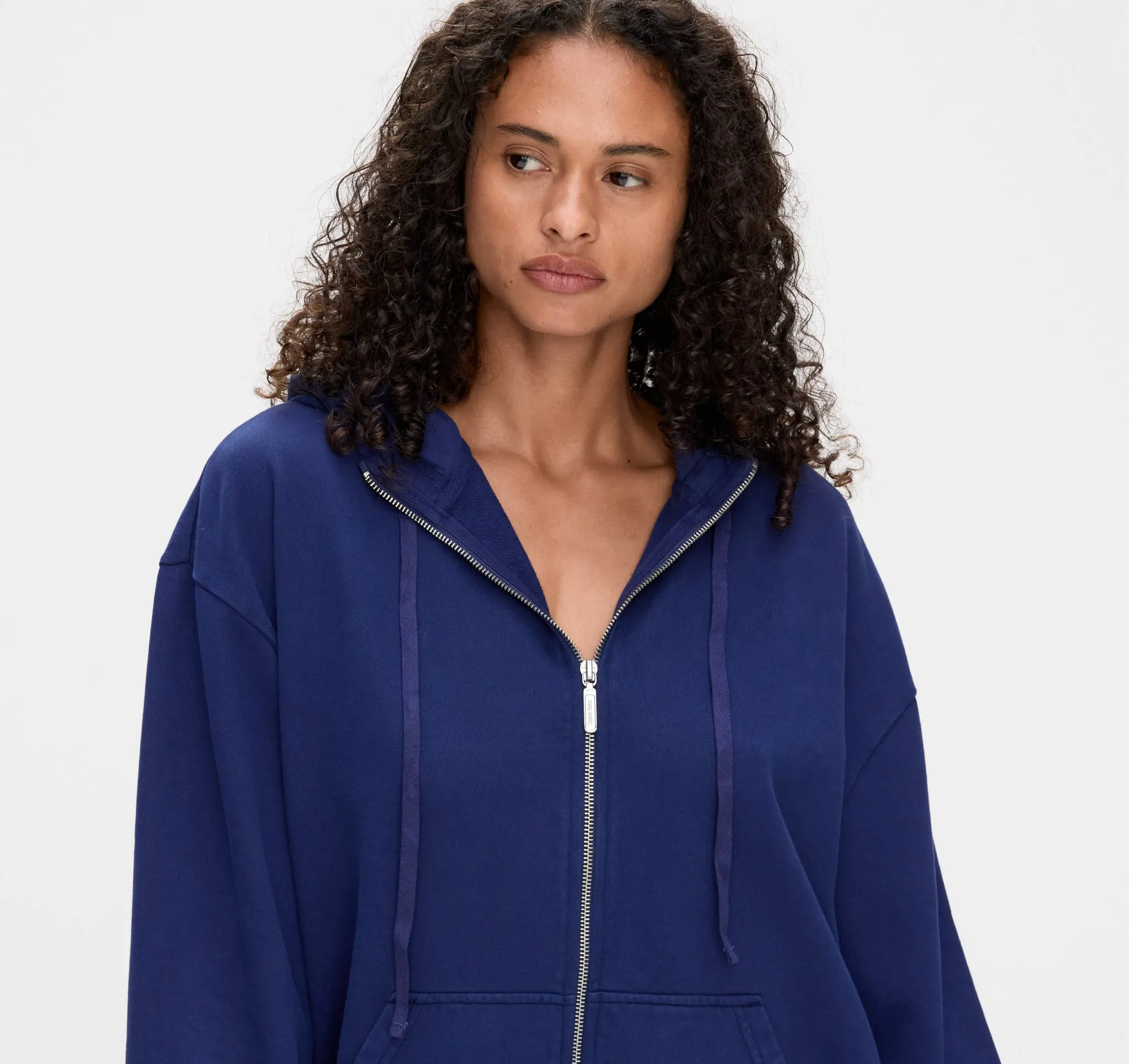 Weekend Oversized Zip Hoodie sold by Organic Basics product image thumbnail 2