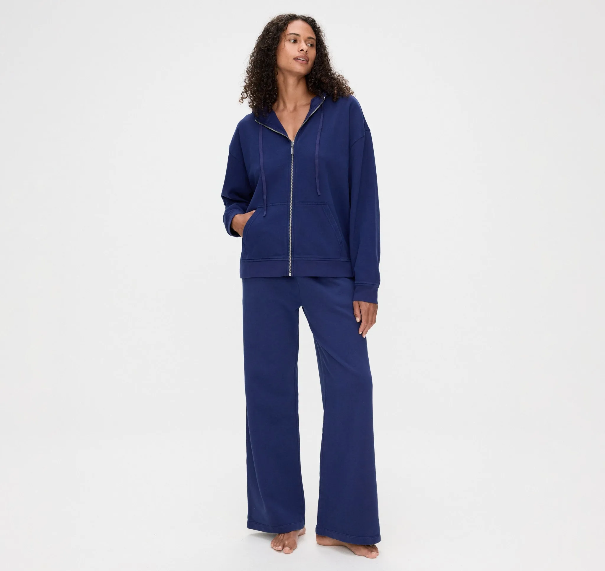 Weekend Oversized Zip Hoodie sold by Organic Basics product image thumbnail 5